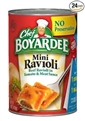 Bite Size Beef Ravioli in Meat Sauce 