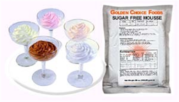 Golden Choice Strawberry Sugar Free Mousse Mix